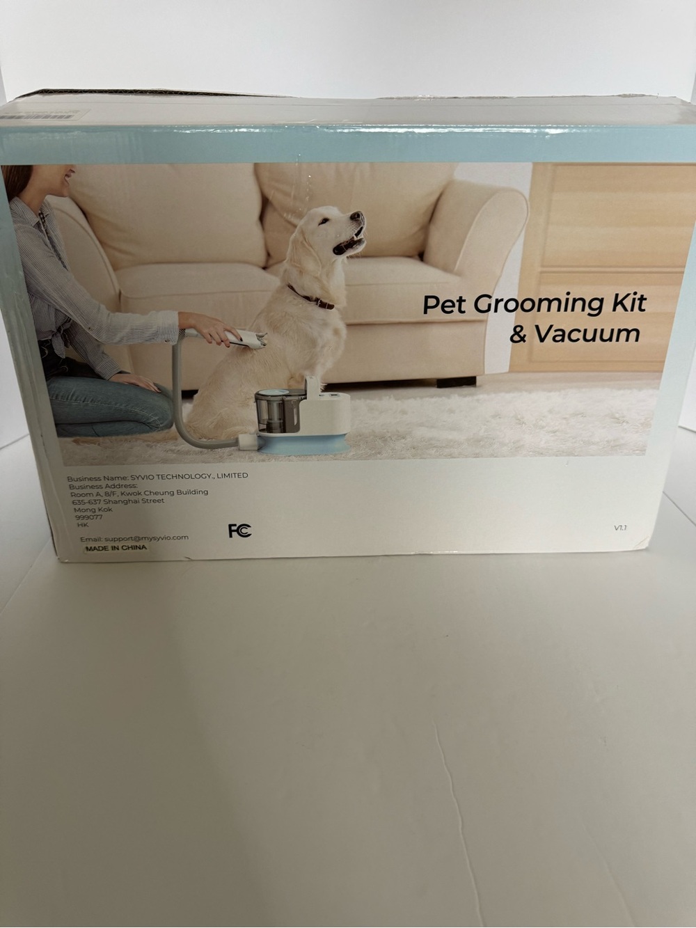 SYVIO Pet Grooming Kit & Vacuum P1 Used Once Complete Dog Cat Grooming System